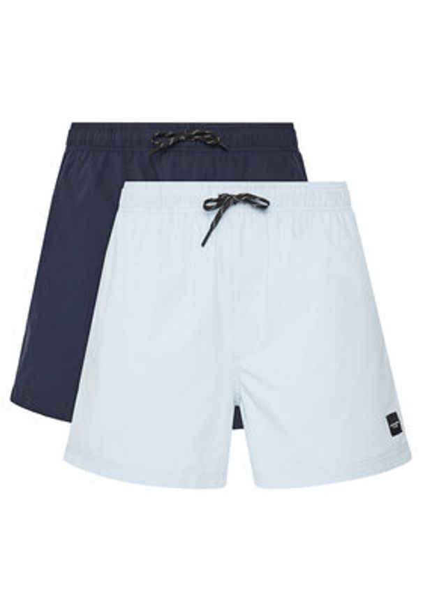 Jack & Jones - Jack&Jones Komplet 2 par szortów kąpielowych Maui 12281869 Kolorowy Regular Fit. Materiał: syntetyk. Wzór: kolorowy