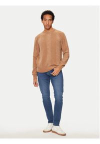 Liu Jo Sweter QF4212 MA29P Brązowy Regular Fit. Kolor: brązowy. Materiał: syntetyk #3