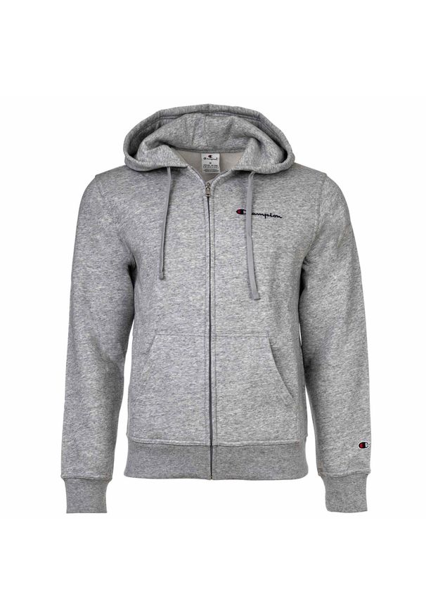 Bluza męska Champion Full Zip Hoodie. Typ kołnierza: kaptur. Kolor: wielokolorowy, szary