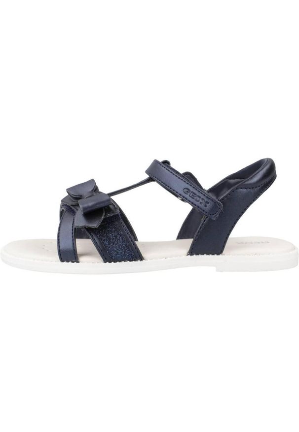 Geox - Sandały GEOX J SANDAL KARLY GIRL Niebieski. Kolor: niebieski. Materiał: syntetyk. Sezon: lato