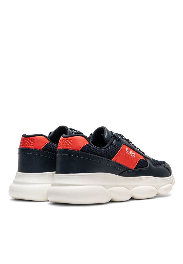Boss Kidswear - Sneakersy dziecięce granatowe BOSS Kidswear J29270-849. Okazja: na co dzień. Kolor: niebieski
