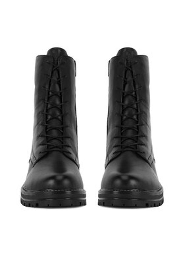 Remonte Trzewiki D2278-01 Czarny. Kolor: czarny. Materiał: skóra