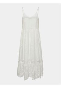 YAS Sukienka letnia Luma 26032686 Biały Regular Fit. Kolor: biały. Materiał: bawełna. Sezon: lato