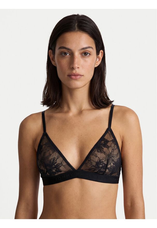 TOMMY HILFIGER - Tommy Hilfiger Biustonosz braletka UW0UW06263 Czarny. Kolor: czarny. Materiał: syntetyk