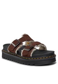 Dr. Martens Klapki 27771201 Brązowy. Kolor: brązowy. Materiał: skóra #6
