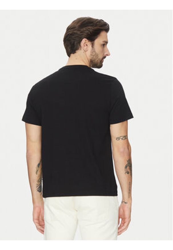 Guess Jeans T-Shirt M5GI55 K8FQ4 Czarny Regular Fit. Kolor: czarny. Materiał: bawełna