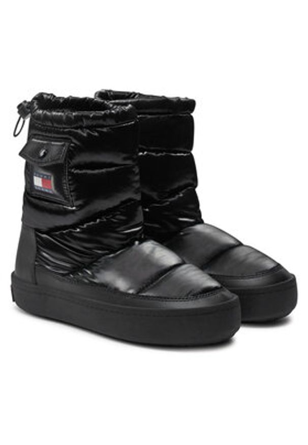 Tommy Jeans Śniegowce EN0EN02642 Czarny. Kolor: czarny. Materiał: materiał