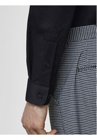 Jack & Jones - Jack&Jones Koszula Parma 12097662 Czarny Super Slim Fit. Kolor: czarny. Materiał: bawełna #5