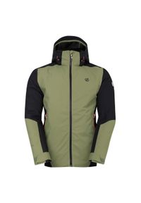 DARE 2B - Męska Kurtka Narciarska Precision II. Kolor: czarny, wielokolorowy, zielony. Sezon: zima. Sport: narciarstwo #1