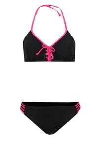Bikini (2 części), przyjazne dla środowiska bonprix Bikini 2cz prz.dla środ. Kolor: czarny. Materiał: materiał #1