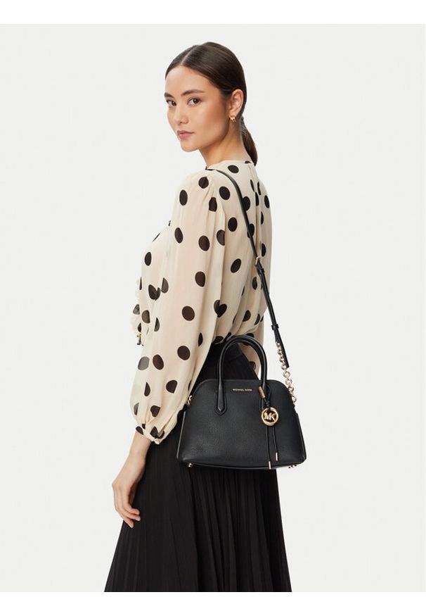 MICHAEL Michael Kors Torebka 30T6GX4S2L Czarny. Kolor: czarny. Materiał: skórzane