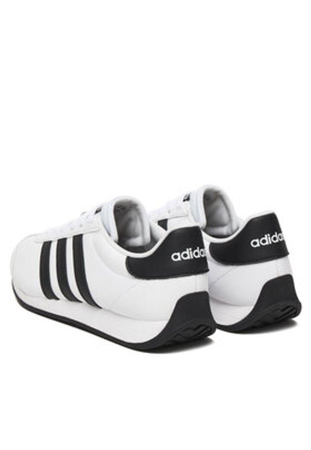 Adidas - adidas Sneakersy Runvista JR4615 Biały. Kolor: biały. Materiał: skóra