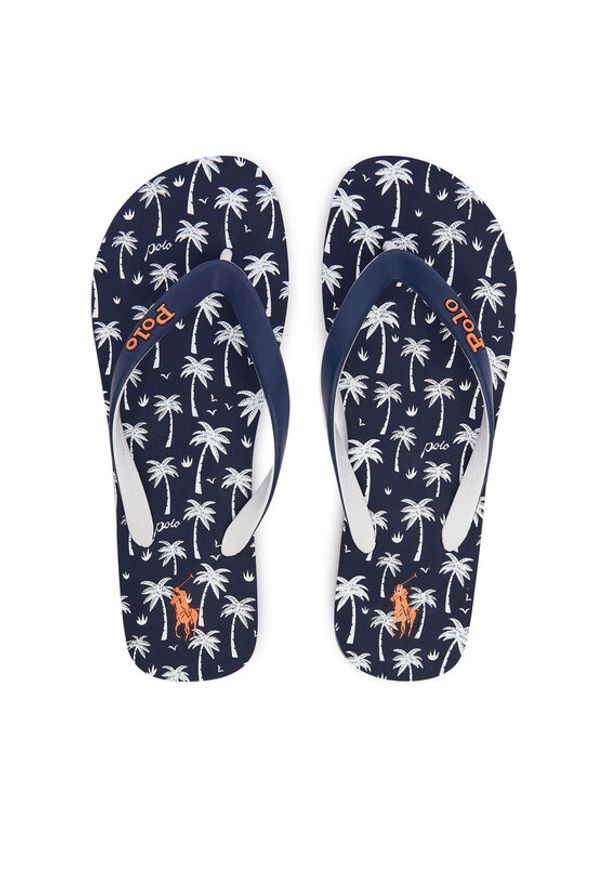 Polo Ralph Lauren Japonki 816P08338001 Granatowy. Kolor: niebieski. Materiał: guma