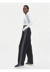 Adidas - adidas Jeansy adicolor Denim 3-Stripes JD3109 Czarny Loose Fit. Kolor: czarny #3