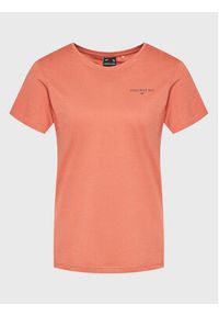 4f - 4F T-Shirt H4Z22-TSD028 Pomarańczowy Regular Fit. Kolor: pomarańczowy. Materiał: bawełna #3