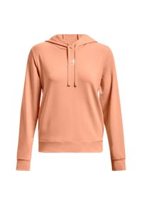 Bluza sportowa damska Under Armour Rival Terry Hoodie. Typ kołnierza: kaptur. Kolor: żółty, biały, pomarańczowy, wielokolorowy