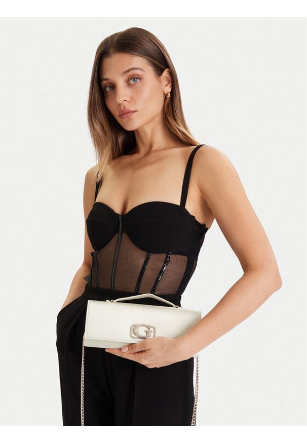 Guess Torebka Zalina Mini HWSG93 50720 Écru. Kolor: kremowy