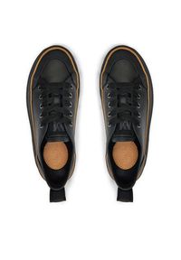 Max Mara Sneakersy Prefallsneaker 2424766011 Czarny. Kolor: czarny. Materiał: skóra