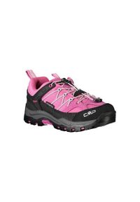 Buty trekkingowe dla dzieci CMP Rigel Low Wp. Kolor: różowy. Materiał: skóra. Szerokość cholewki: normalna. Sport: turystyka piesza