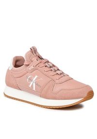 Calvin Klein Jeans Sneakersy YW0YW00840 Różowy. Kolor: różowy. Materiał: skóra #5