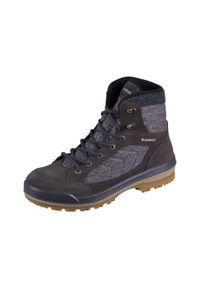 Buty trekkingowe męskie Lowa Isarco Gtx. Wysokość cholewki: za kostkę. Zapięcie: sznurówki. Kolor: brązowy, szary. Materiał: guma, syntetyk, zamsz, materiał. Szerokość cholewki: normalna. Sport: turystyka piesza