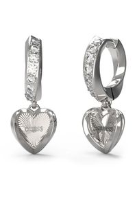 Guess Kolczyki JUBE04 615JW Srebrny. Materiał: metalowe, srebrne. Kolor: srebrny