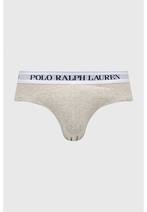 Polo Ralph Lauren slipy (3-pack) męskie kolor szary. Kolor: szary