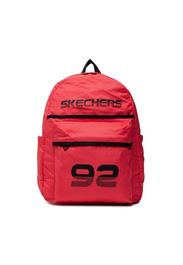 skechers - Skechers Plecak Skechers Downtown Backpack Czerwony. Kolor: czerwony. Materiał: materiał