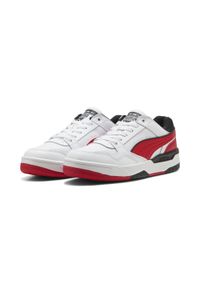 Puma - Sneakersy unisex Rebound Retro PUMA White For All Time Red Black. Kolor: czarny, czerwony, biały, wielokolorowy. Materiał: syntetyk. Sport: koszykówka