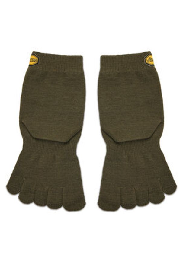 Vibram Fivefingers Skarpety długie Blend Crew S18C01 Zielony. Kolor: zielony. Materiał: materiał