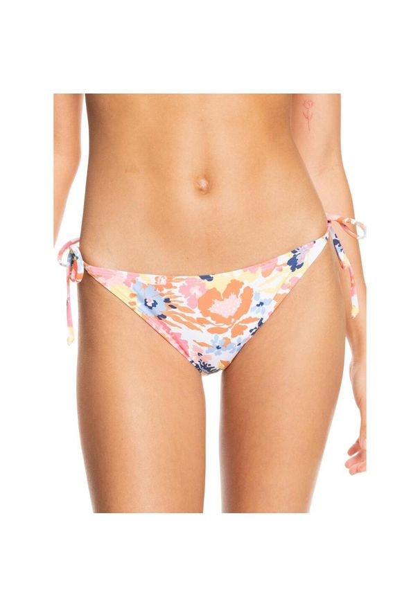 Dół kostiumu kąpielowego Roxy Printed Beach Classics. Kolor: biały