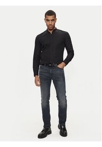 Hugo Koszula Kaleb 50519834 Czarny Slim Fit. Kolor: czarny. Materiał: bawełna #4