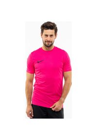 Koszulka sportowa męska Nike Dry Park VII. Kolor: różowy. Sport: piłka nożna #1