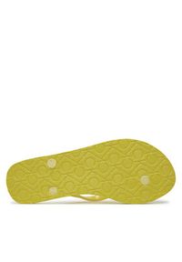 Calvin Klein Japonki Flip Flop Deboss Logo Met HW0HW02043 Żółty. Kolor: żółty #6