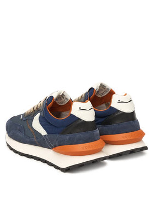 Voile Blanche Sneakersy Qwark Hype Man. 2018344-19 Granatowy. Kolor: niebieski. Materiał: zamsz, skóra