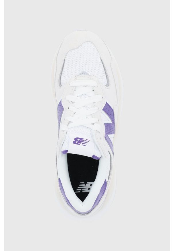 New Balance - Buty M5740SB1. Zapięcie: sznurówki. Kolor: beżowy. Materiał: guma