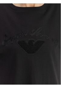 Emporio Armani Sukienka codzienna EW004078 AF20244 UC001 Czarny Regular Fit. Okazja: na co dzień. Kolor: czarny. Materiał: bawełna. Typ sukienki: proste. Styl: casual #3