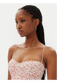 BARDOT - Bardot Top Estie Embroidered 59828TB Kolorowy Slim Fit. Materiał: syntetyk. Wzór: kolorowy #4