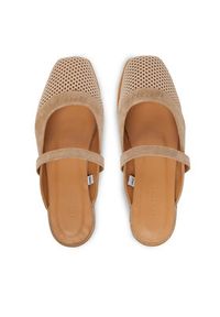 Inuikii Klapki Lazy NY 1014.003.0051.864 Beżowy jasny. Kolor: beżowy. Materiał: skóra, zamsz #4