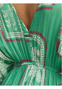 LOLA CASADEMUNT Sukienka letnia LS2616049 Zielony jasny Relaxed Fit. Kolor: zielony. Materiał: wiskoza. Sezon: lato #4