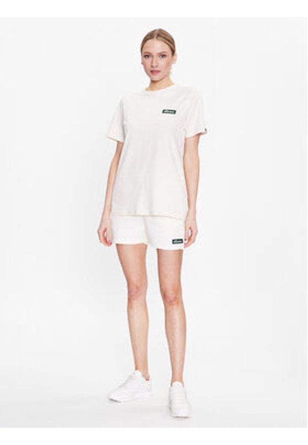 Ellesse Szorty sportowe Shanni SGR17948 Biały Regular Fit. Kolor: biały. Materiał: bawełna