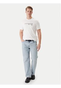 Calvin Klein Jeans T-Shirt LV04RF800G Biały Classic Fit. Kolor: biały. Materiał: bawełna #3