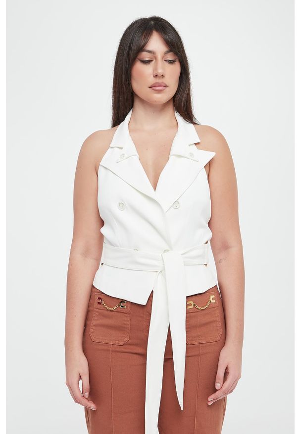 Elisabetta Franchi - Kamizelka damska ELISABETTA FRANCHI