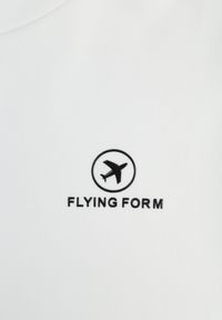 Born2be - Biały Krótki T-shirt w Stylu Basic z Minimalistycznym Nadrukiem Orithana. Okazja: na co dzień. Kolor: biały. Materiał: jeans. Długość: krótkie. Wzór: nadruk. Styl: sportowy, casual #3