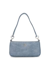 Calvin Klein Torebka Denim Shoulder Pouch W/Strap LV04F3217G Niebieski. Kolor: niebieski #1