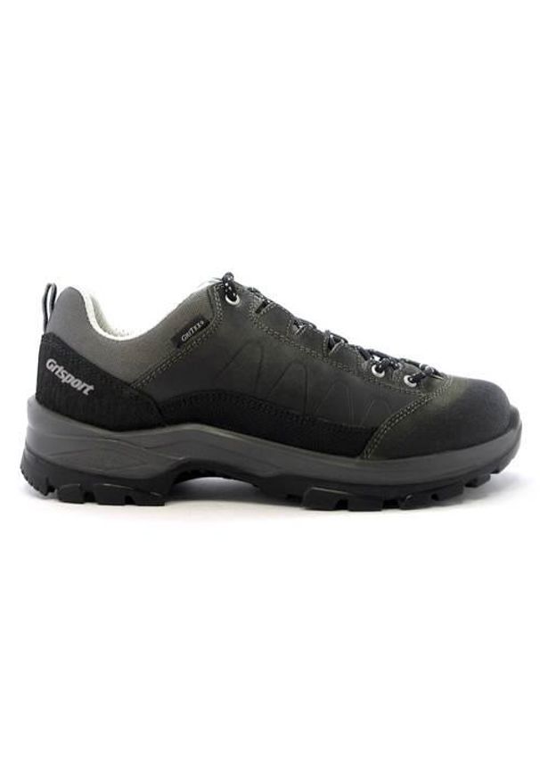 Buty trekkingowe męskie Grisport Dakar Trekking 2. Zapięcie: sznurówki. Kolor: szary. Materiał: guma, skóra, tkanina. Szerokość cholewki: normalna. Sport: turystyka piesza