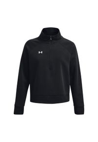 Damska bluza polarowa 1/2 z zamkiem błyskawicznym Under Armour Rival. Kolor: czarny, wielokolorowy, biały. Materiał: polar. Sport: fitness #1