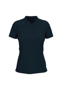 Stedman - Damska Koszulka Polo Ze Stretchem. Typ kołnierza: polo. Kolor: niebieski #1