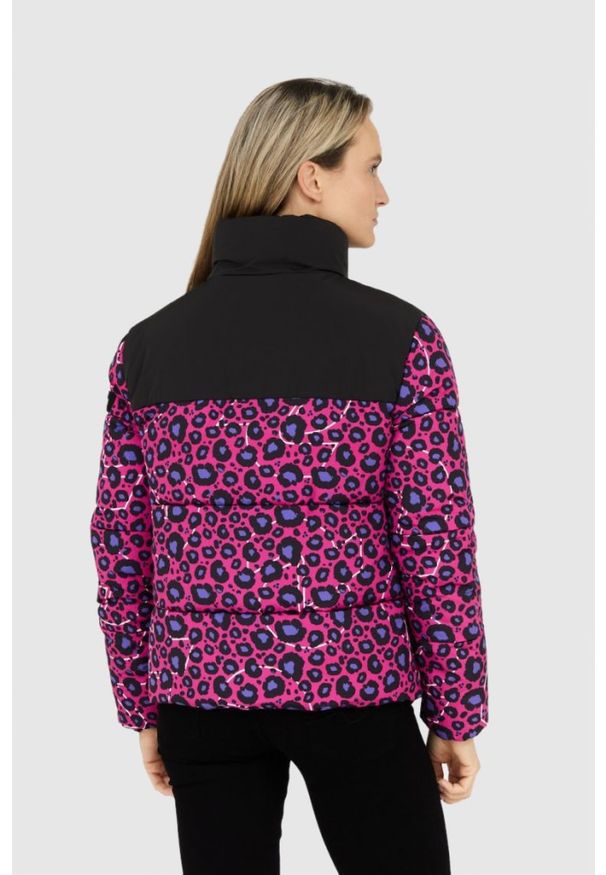 Invicta - INVICTA Różowa kurtka damska w cętki, Rozmiar XS. Kolor: różowy