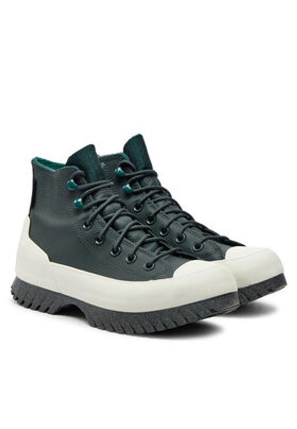 Converse Botki Chuck Taylor All Star Lugged 2.0 Counter A05696C Khaki. Kolor: brązowy. Materiał: skóra